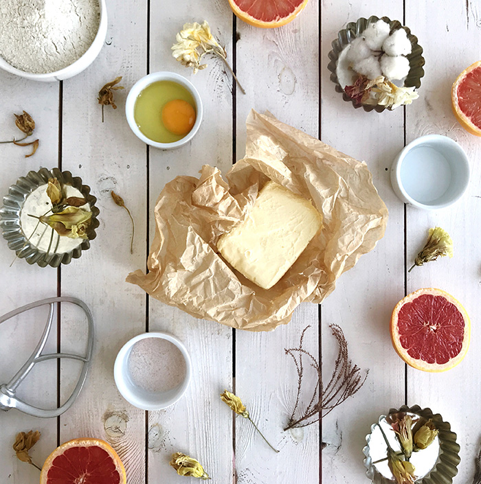 Тарталетки с грейпфрутовым курдом