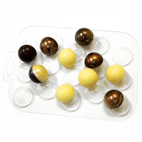 Форма пластиковая "Полусферы" 3 см 15 шт 4951348