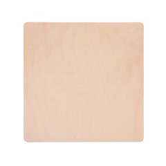 Подложка под торт деревянная 4 мм 22х22 см F4/22х22