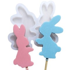 Молд силиконовый "Пара зайчиков" 1444