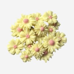 Фигурка из шоколада "Ромашки" Белый с розовым 