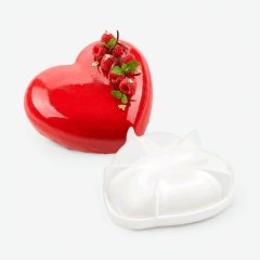 Форма силиконовая "Сердце малое" 17,5х4,7 см 3624921