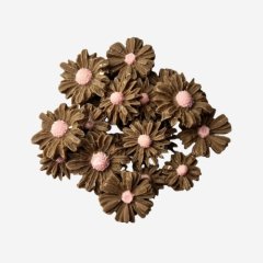 Фигурка из шоколада "Ромашки" Коричневый 