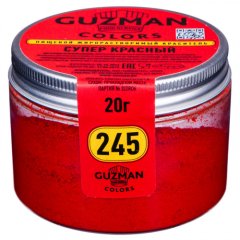 Краситель пищевой сухой жирорастворимый GUZMAN "Супер красный 245" 20 г 245, 650 ₽ Краситель пищевой сухой жирорастворимый GUZMAN "Супер красный 245" 20 г 245