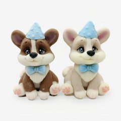 Фигурка из шоколадной глазури "Корги" 