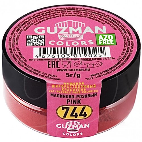 Краситель пищевой сухой жирорастворимый GUZMAN "Малиново-розовый 744" 5 г 744, 419 ₽ Краситель пищевой сухой жирорастворимый GUZMAN "Малиново-розовый 744" 5 г 744