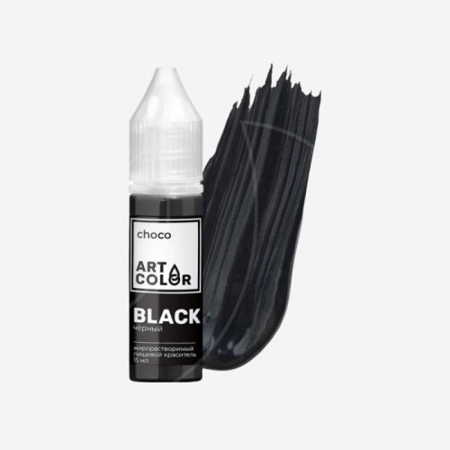 Краситель пищевой гелевый жирорастворимый Art Color "Choco Чёрный" 15 мл ACH-4970-15