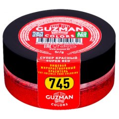 Краситель пищевой сухой жирорастворимый GUZMAN "Супер красный 745" 5 г 745, 419 ₽ Краситель пищевой сухой жирорастворимый GUZMAN "Супер красный 745" 5 г 745