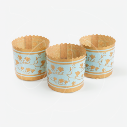 Форма для кулича "Магнолия" D90 H90 10 шт 