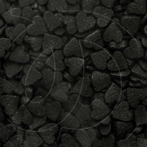 Посыпка кондитерская сердечки мини "Чёрные" 50 г tp62998