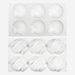 Форма силиконовая "Ракушки" 8 см СФ-234 (00-00001412)