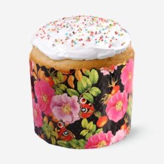 Форма для кулича "Цветы шиповника" D90 H90 10 шт 