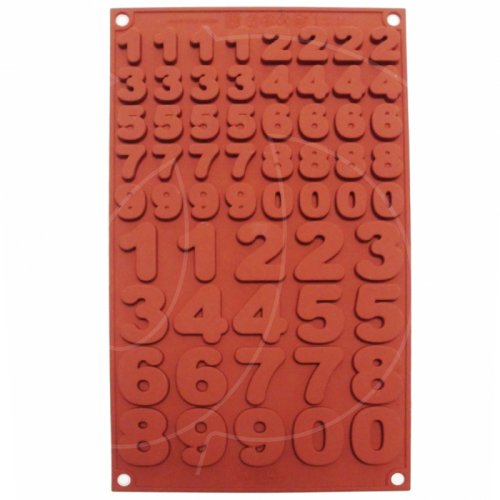 Форма силиконовая Silikomart "Цифры" SF174