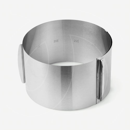 Форма металлическая для выпечки раздвижная Круг H14,5 D16-28 см 7092416