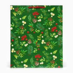 Пакет бумажный "Веточки" 26х32х12 см 10544109