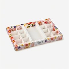 Коробка на 16 конфет и шоколадную плитку с окном "Счастья" 28,5х18,5х3 см 10655834