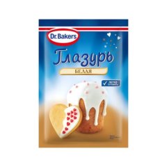 Глазурь сахарная Dr.Oetker (Dr. Bakers) Белая 90 г 