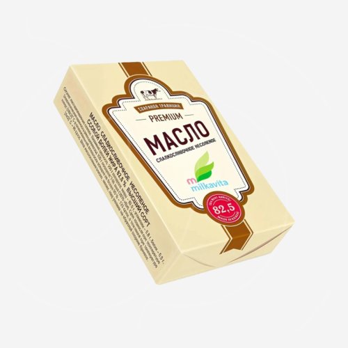 Масло сладко-сливочное несоленое MILKAVITA 82,5% 180 г 