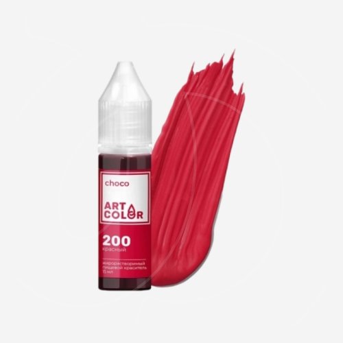 Краситель пищевой гелевый жирорастворимый Art Color "Choco 200 Красный" 15 мл ACH-4901-15