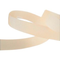 Лента для декора и упаковки Репсовая Молочная 2,5 см 143-25RG
