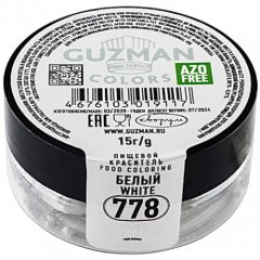 Краситель пищевой сухой жирорастворимый GUZMAN 778 Белый 15 г 778, 419 ₽ Краситель пищевой сухой жирорастворимый GUZMAN 778 Белый 15 г 778