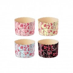 Форма для кулича "Сакура" D70 H85 10 шт 31586,  pmK7085сS